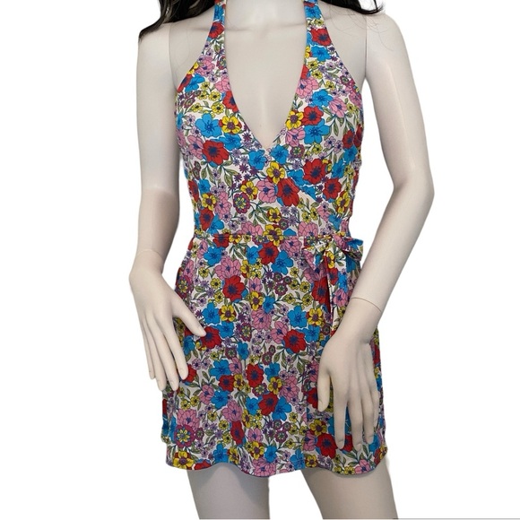 Draper James RSVP Floral Halter Swim Dress - Picture 4 of 15